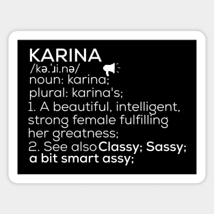 Karina Name Karina Definition Karina Female Name Karina Meaning Sticker